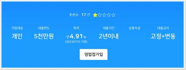 NH농협은행 정책서민금융 전세특례보증 대출 한도금액, 이자 - 1금융