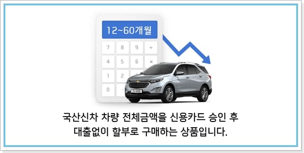 신한카드 자동차 신차 무이자 할부 구매이율, 캐시백혜택, 신용점수(등급), 유의사항